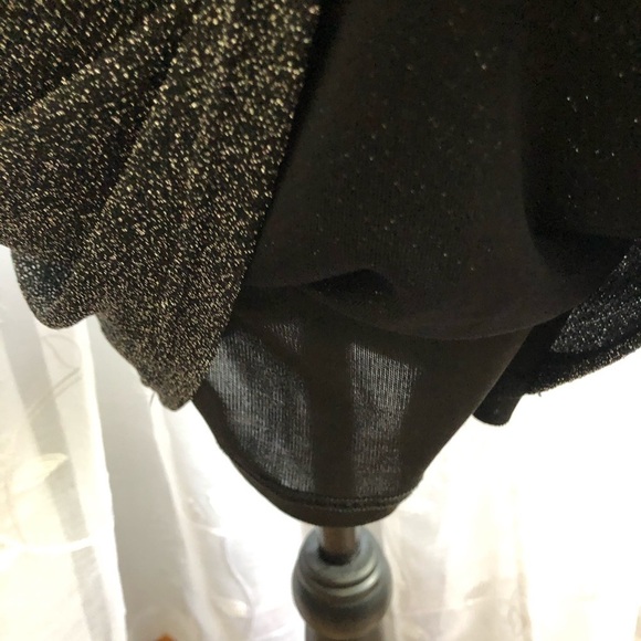 Noir by YDE sparkly LBD SZ M  midi/mini black - Picture 10 of 12